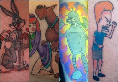 Hi, I'm a TV show tattoo