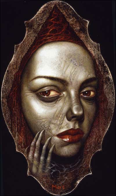 Hi, I'm a painting of a woman