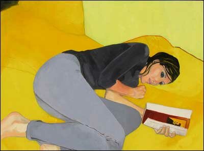 Hi, I'm a painting of a woman