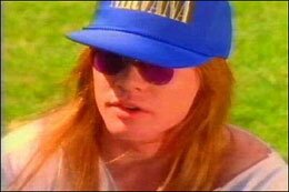 Hi, I'm a rock star wearing a baseball cap