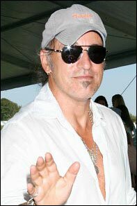 Hi, I'm a rock star wearing a baseball cap