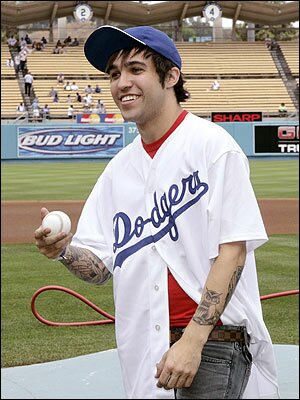 Hi, I'm a rock star wearing a baseball cap