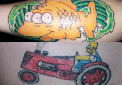 Hi, I'm a TV show tattoo