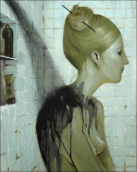 Hi, I'm a painting of a woman