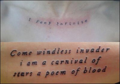 Hi, I'm a book tattoo