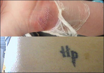 Hi, I'm a book tattoo